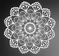 Boho Daisy Mandala Wall Art | Laser-Cut Flower Design | Home Decor